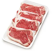 NY STRIP STEAK, BONE-IN FAMILY PACK “BEEF TOP LOIN STEAK, BONE-IN”